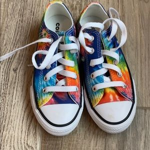 Girls Tie Dye Converse- size 11